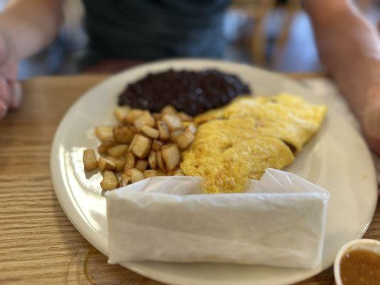 Omelette (vegetarian)