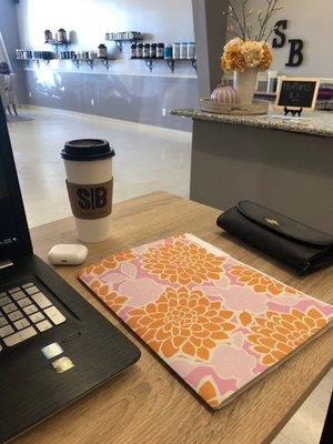 Enjoying some amazing, hand-crafted coffee while working some hurricane Laura relief work.