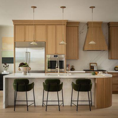 Kitchen Cabinets and Island