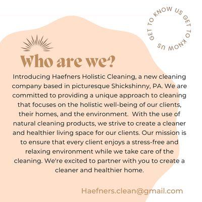 Haefners Holistic Cleaning