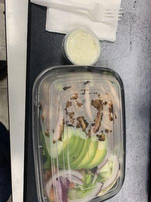 H2. Avocado Salad with chicken and blue