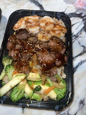 Steak and Shrimp Hibachi