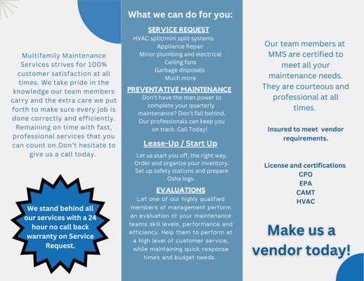 Multifamily Maintenance Services