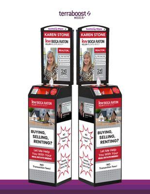 THIS IS THE KIOSK I DESIGNED FOR MY ADVERTISING WITH TERRABOOST, THEY HELPED AND WERE ABLE TO ACCOMMODATE ME ALONG MY JOURNEY!