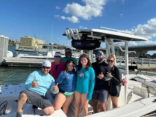 Cheers to sunshine and salty air -- life is better on the boat.