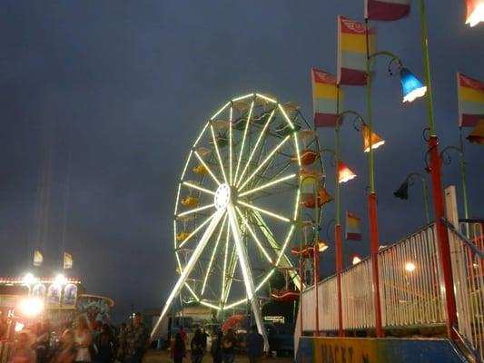 Ferris wheel at night