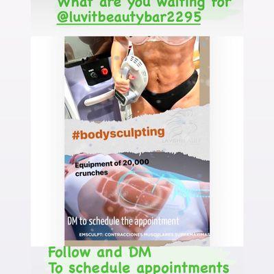 EMSculpt done daily