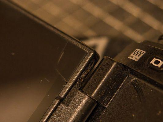 A broken camera that, in the seller's opinion, is fake.