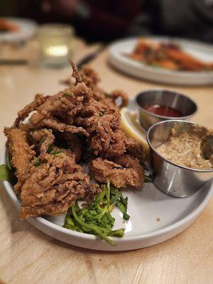 Appetizer: fried calamari