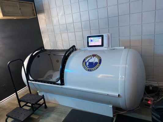 Hyperbaric chamber.