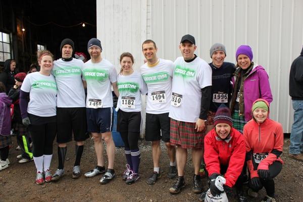 Fun in the mud with the Garage Gym crew at Daniel Barden Mudfest!