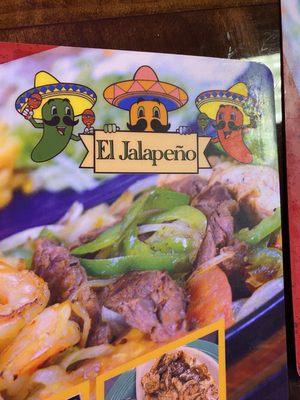 Cute logo on their menu