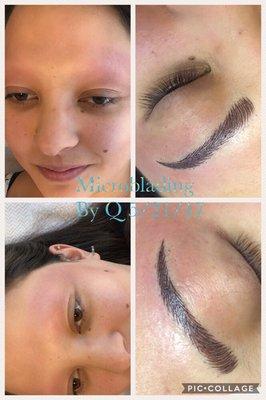 From Zero eyebrows to transformation. Microblading+Shading