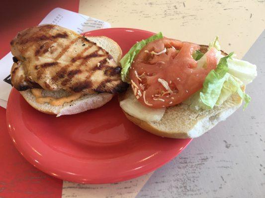 Chipotle chicken sandwich