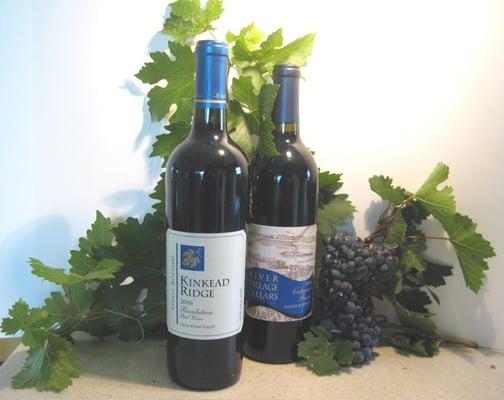 Kinkead Ridge ultra premium first label, and everyday value River Village Cellars second label
