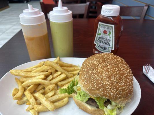 I ate a good portion of fries before the picture.... They are so good!