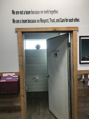 The sign says it all. And goes for their customers too.