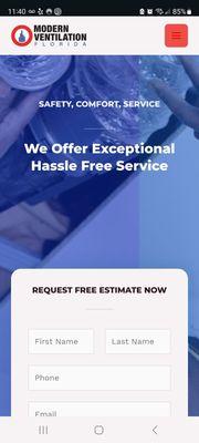 There is no free estimate
