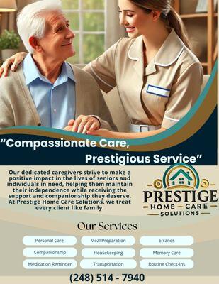 Prestige Home Care Solutions