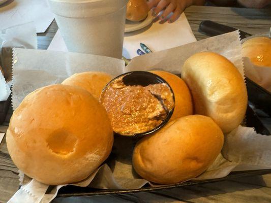6 Famous Yeast Rolls with Cinnamon Butter