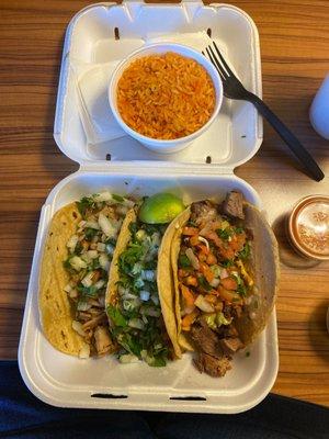 One niche taco and 2 lengua. Fantastic food