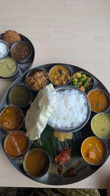 Weekend South Indian thali