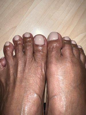 Shellac pedicure by HV Nail!