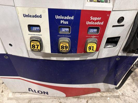 Fuel prices on 1.7.2025