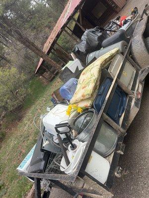 Hermosa co 2nd trailer and truck bed full Last load for that job!