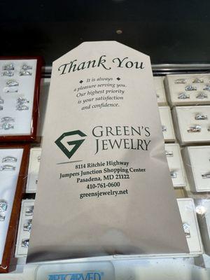 Green's Jewelry