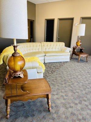 Vintage sectional sofa and Mid Century lamp
Check our new location 742 Roswell Street, Marietta GA 30060.