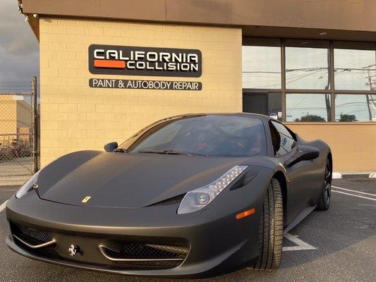 My Ferrari is back like new.