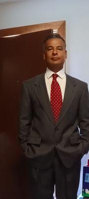 The Suit I used when I asked the owner of Cornbread Hustle whether I should use a tie or not