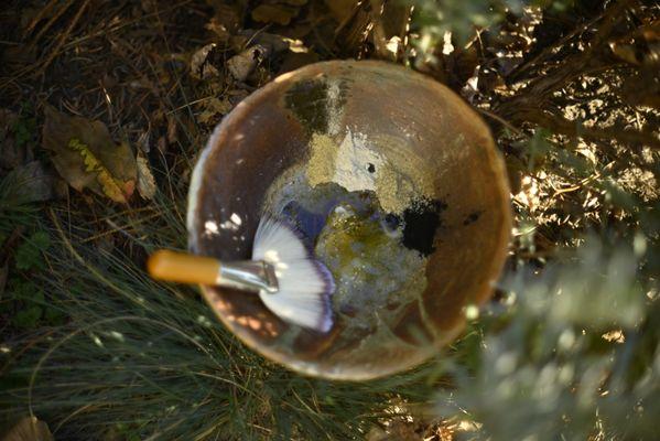 This mask features marshmallow root, activated charcoal, colloidal oatmeal, pumpkin seed oil, honey and lavandin powder.