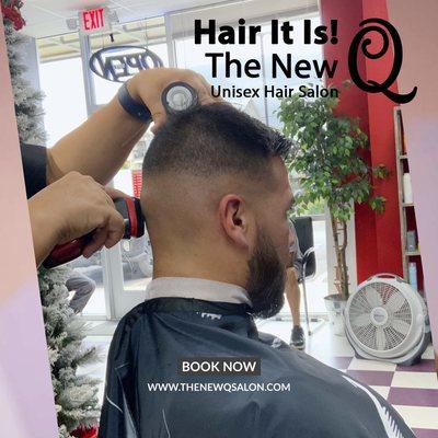 Haircut Salon for men, women & children.