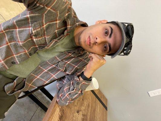 Hanging out in the waiting area