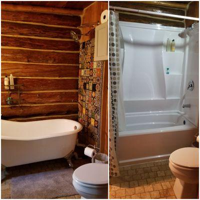 Plumbing and bathroom remodel.