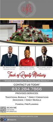 Touch of Royalty Mortuary