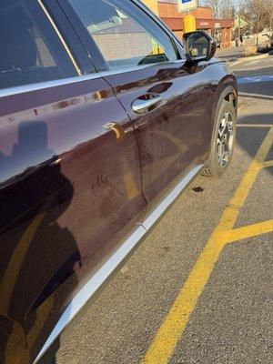 My car is still dirty after I used the car wash. Here are photos showing some of the dirt that remained after the top $24 wash. Horrible!