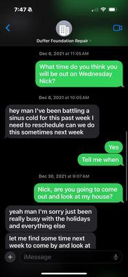 Duffer Foundation Repair