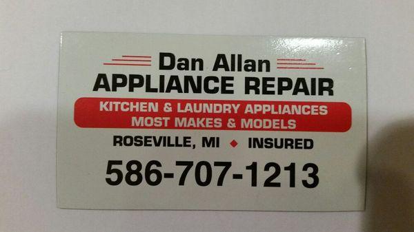 Dan Allan Appliance Repair