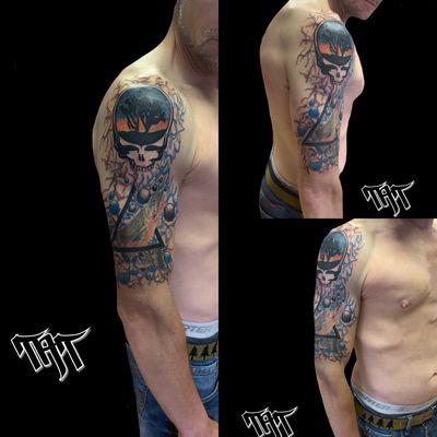 2nd session custom sleeve.