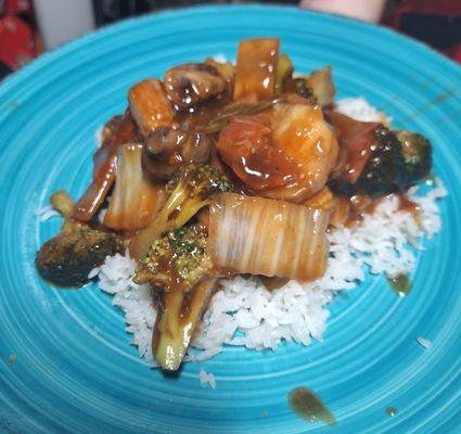 Delicious Shrimp with Garlic Sauce