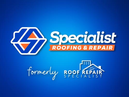 Roof Repair Specialist is now Specialist Roofing and Repair. New name, same great service you've come to expect from our team.