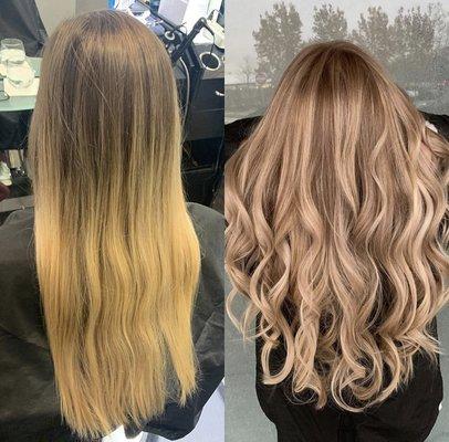 Before & after by @valerieyounas