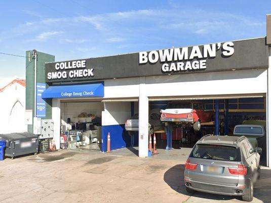 NEW LOCATION: We've moved from our old location to right around the corner in the Bowman's garage.
