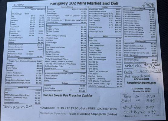 Rangeley 102 Mini Mart & Deli