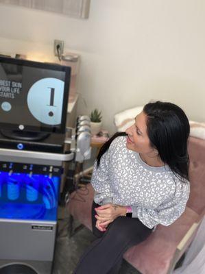 My favorite treatment!  I custom design each clients Hydrafacial treatment to fit their needs.