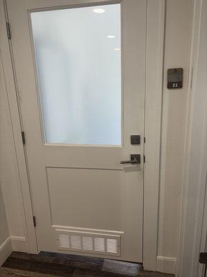 This is her office her mini shop I was at to talk to her about my money ..