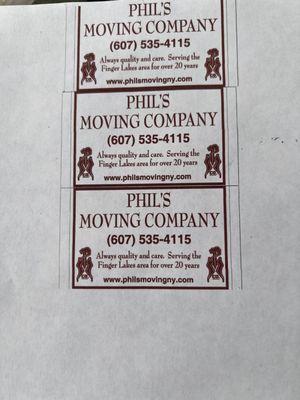 Phil's Moving